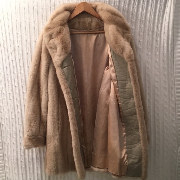 Vintage Upper Deck faux fur coat - size S/M - Picture 4 of 5